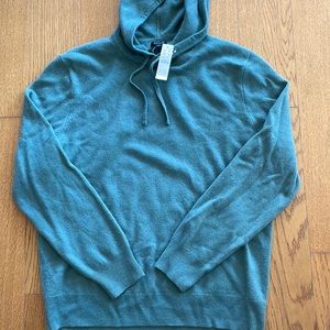 Mens Jcrew cashmere hoodie. With tags